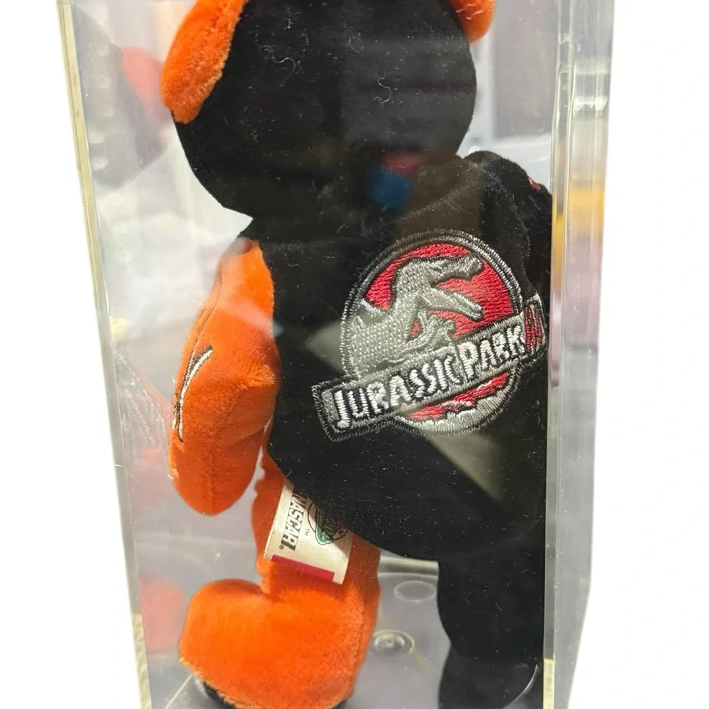 Orange‎ and White Stuffed Bear